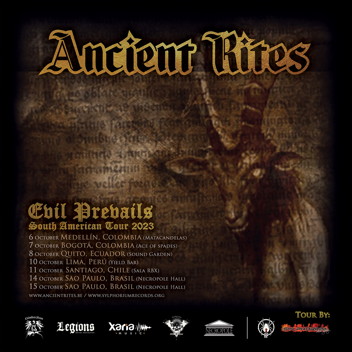 ANCIENT RITES @ Medellín, Colombia. 6/10/23 - Imagen 2