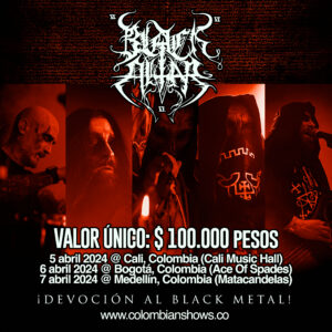 BLACK ALTAR (POL/UK) Bogotá, Co – Sábado 6 abril 2024