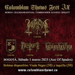Colombian Shows Festival No 09 @ 1 Marzo 2025 Bogotá,Co