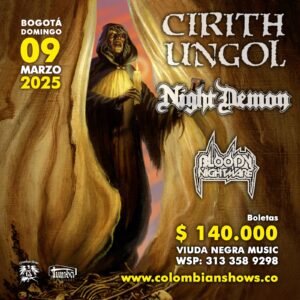 CIRITH UNGOL @ Bogotà,Co 9 marzo 2025