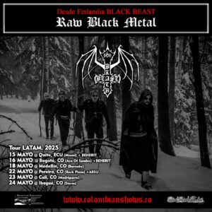 BLACK BEAST (Black Metal Finlandia) Tour Ecu,Colombia 2025