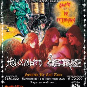 Barranquilla: SEXTRASH / HOLOCAUSTO Miércoles 11 Noviembre 2026